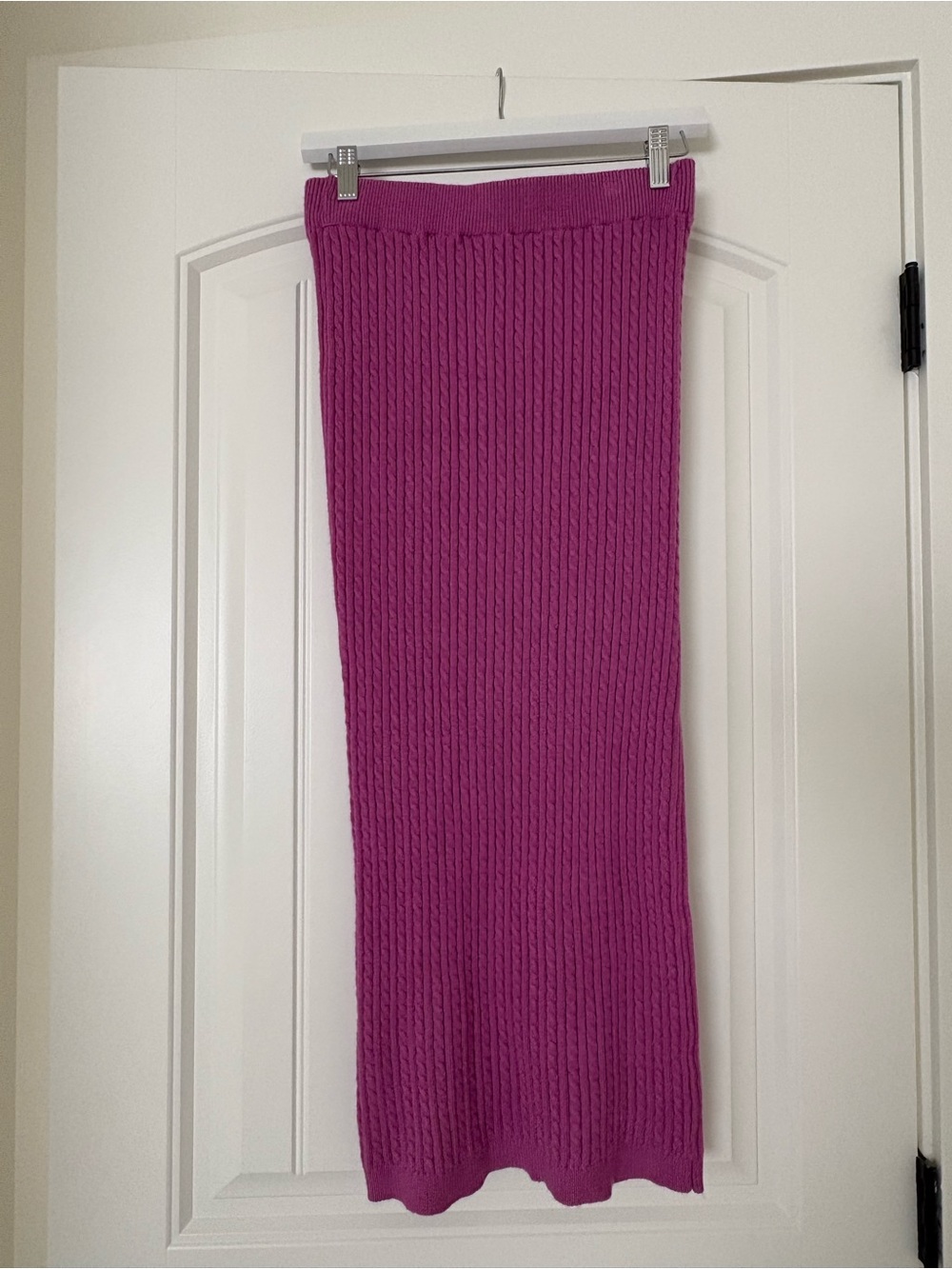 Pink Rose Fuchsia Ribbed Knit Set - Picture 4 of 5